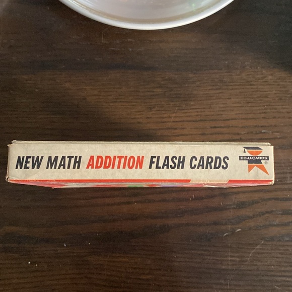 VINTAGE 1966 Ed U Cards New Math Addition & Subtraction Flash Cards - Picture 2 of 11